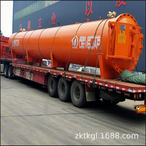DN2200*12000 木材阻燃罐 木材真空高压罐  木材碳化罐