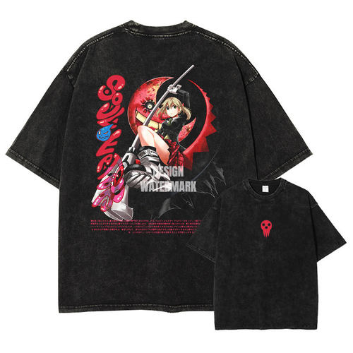 动漫噬魂者t恤DeaththeKid短袖