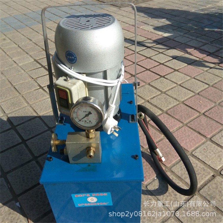 济宁长力手提式电动管道打压泵 3DSB管道试压泵厂家 型号全