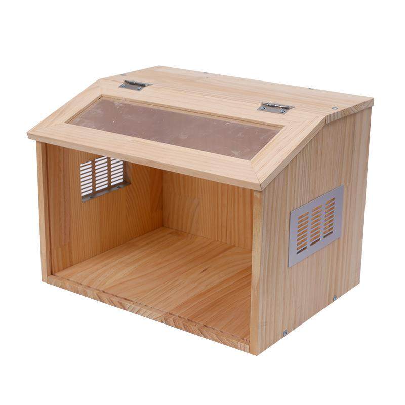 仓鼠笼子金丝熊笼饲养箱实木松木亚克力超大宠物用品储物仓鼠别墅