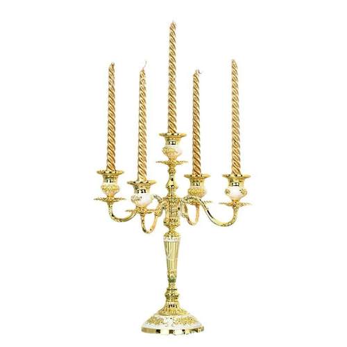 欧三头烛台豪华镀金镀银金属合金高档欧式合金家居酒店KTV经典款