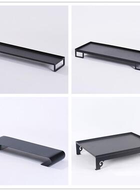 新中式创意样板间售楼部创意摆件酒店客厅茶几书房家居托盘摆设品