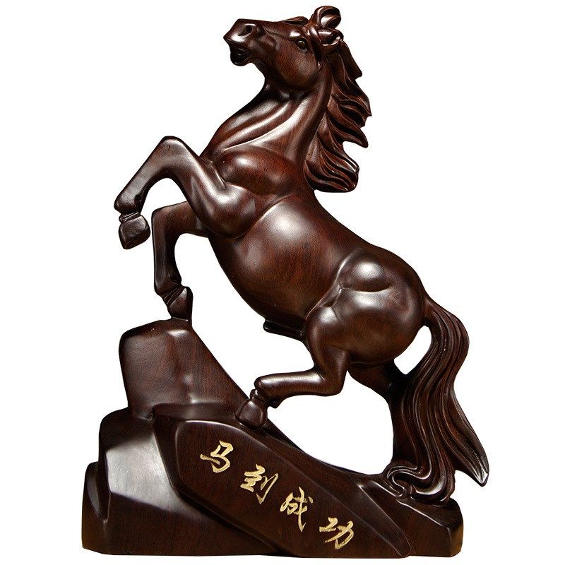 现货速发黑檀木雕生肖马摆件实木马到成功家居书房办公桌面装饰红,特色手工艺,其他特色工艺品,淘宝优惠券,粉丝福利购,淘宝优惠卷