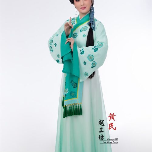 速发俏花旦丝服 古装戏曲越剧黄梅戏闽剧新姑戏梨花情村款花旦衣