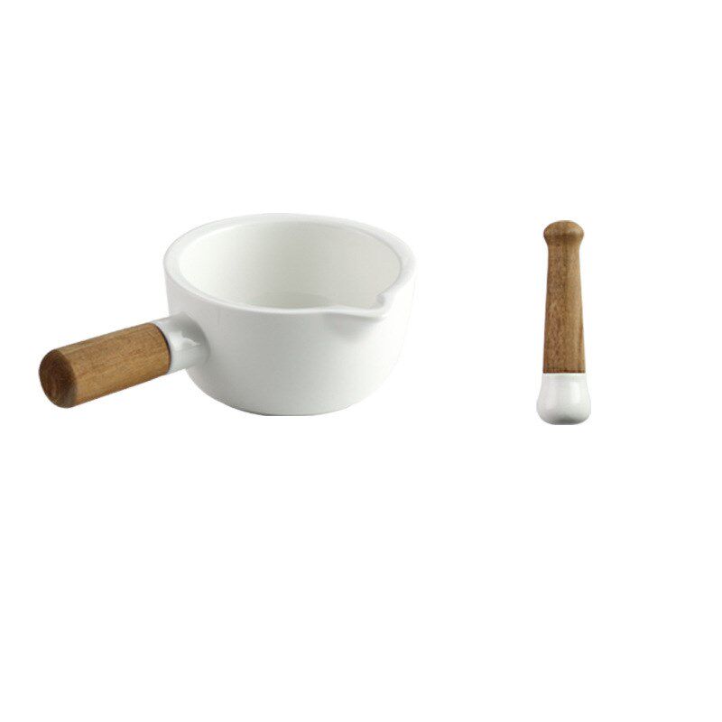 现货速发捣碎罐捣药陶瓷石臼研钵研磨器压蒜泥辣椒家用手动捣蒜器