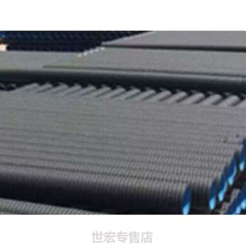 现货速发波纹管HDPE双壁波纹管排污管PE排水管下水管200/00/400/5