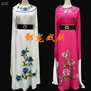 速发戏剧戏曲越剧黄梅戏戏服古绣领大牡丹圆花丝小生演出服装装装