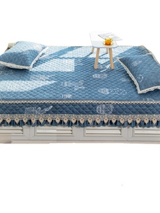 新支持定制四季 防滑榻垫米床盖单件绗缝J大炕套榻沙发罩夹棉床单