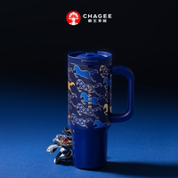 CHAGEE Ba Wang Cha Ji large-capacity giant ice Cup, insulated and chilled cup with handle, outdoor water cup gift thumbnail 5