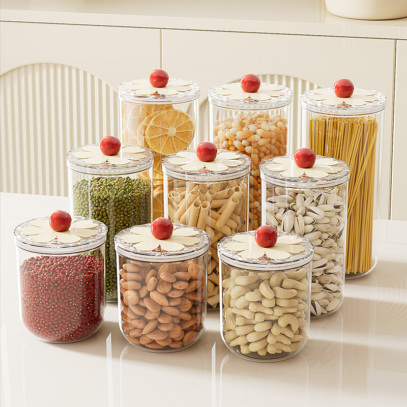 密封罐食品级五谷杂粮储物罐防潮保鲜干货收纳盒零食储存塑料瓶子
