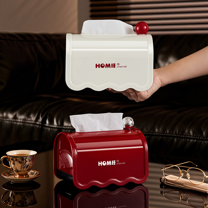 中古风轻奢复古纸巾盒创意多功能遥控器收纳盒客厅卧室厨房抽纸盒,收纳整理,纸巾盒,淘宝优惠券,粉丝福利购,淘宝优惠卷