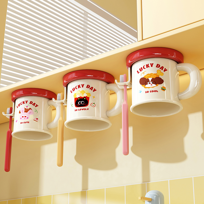 镜柜收纳磁吸新款倒挂防霉可爱