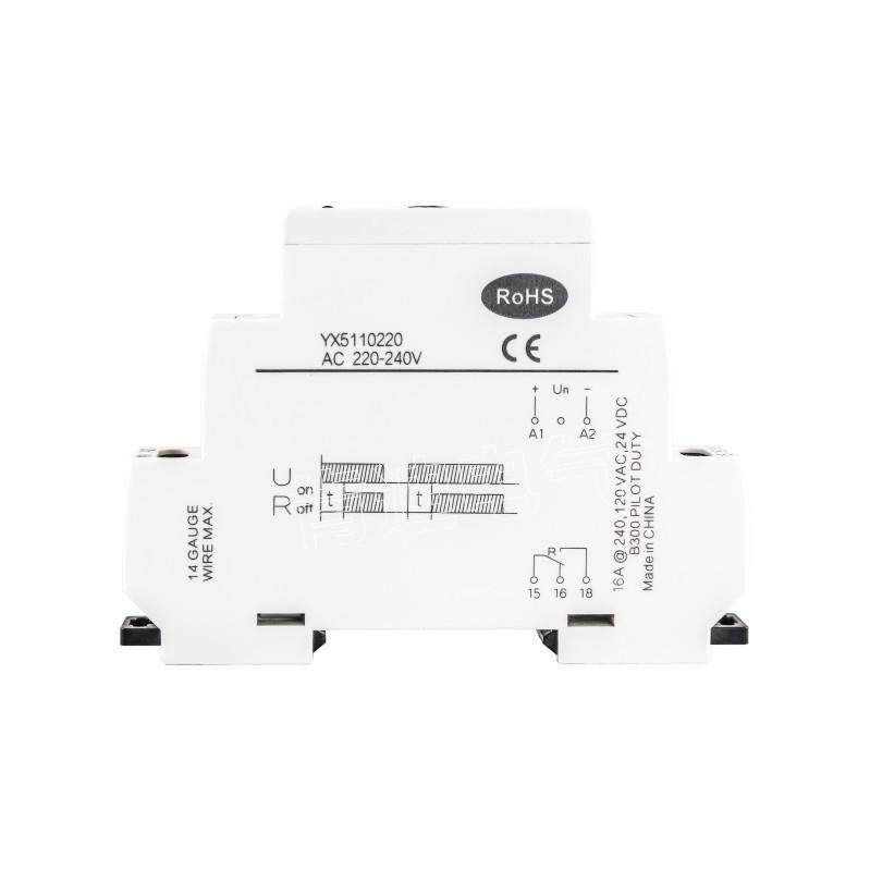 时间继电器延时0:ONDELAY1:OFFDELAYYX5110开关工业定时器计时