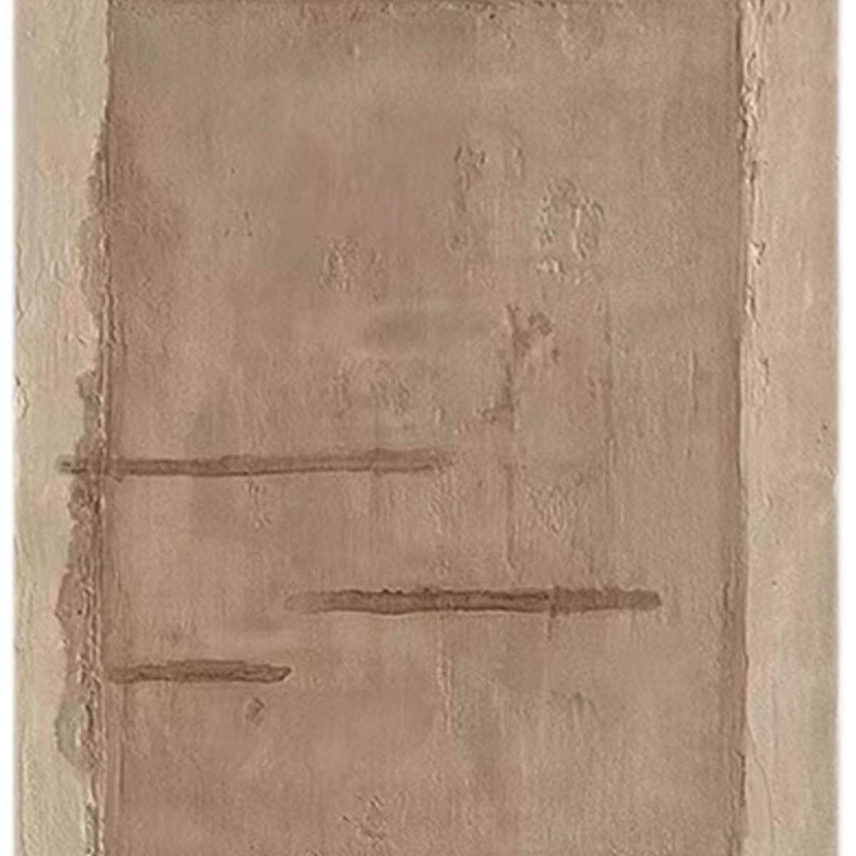手绘侘寂风油画极简肌理装饰画复古小众客厅玄关沙发落地无框挂画