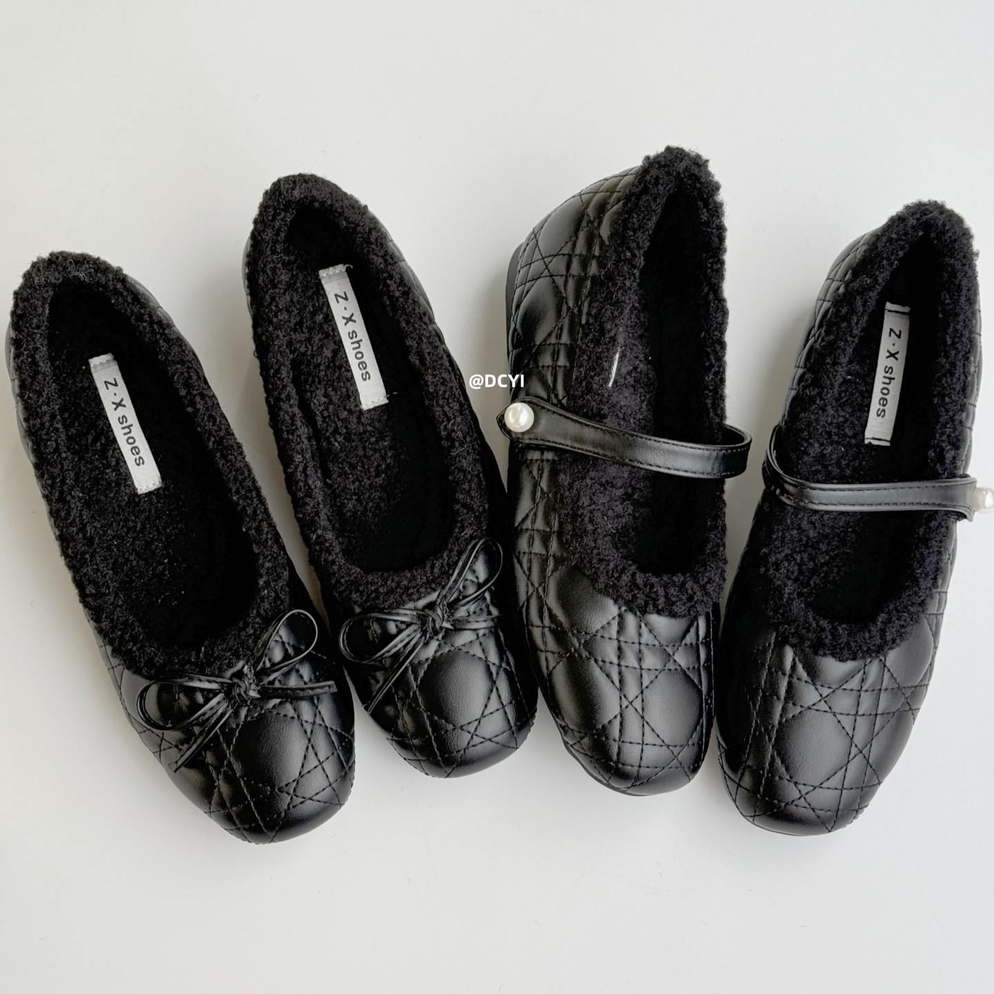 DCYI内增高加绒玛丽珍单鞋女秋冬小香风芭蕾舞鞋毛毛鞋黑色小皮鞋,女鞋,浅口单鞋,淘宝优惠券,粉丝福利购,淘宝优惠卷