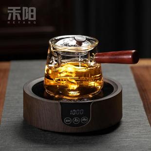 家用大容量烧水壶电陶炉煮茶器套装 禾阳侧把玻璃煮茶壶新款 煮茶炉