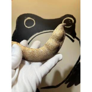 龙血金丝竹豆角老料纯手工雕刻竹雕实心立体手工工艺品文玩手把件