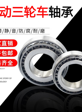 电动三轮车轴承91683 转向轴承30205 前压力768906 前叉龙头32005