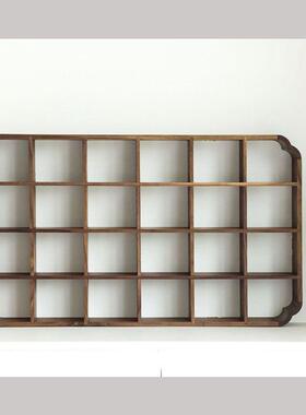 纳黑桃胡木海架棠角挂壁式多宝阁jdh-88中式博古茶室茶壶茶具挂墙