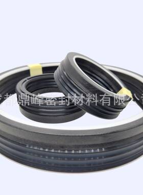 黑色PSE组合油封115*130*21.5 橡胶加布材质 三件套