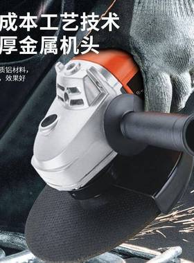 大功抛率切光角磨机多功能轮磨光机手持割打磨砂电动角AG5306A磨