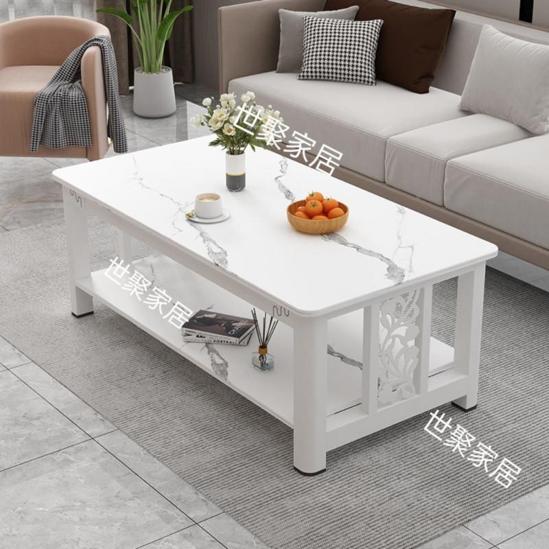 dp现OAI做p轻奢岩板待茶几家用简约客公厅茶桌办室接茶台网红现代