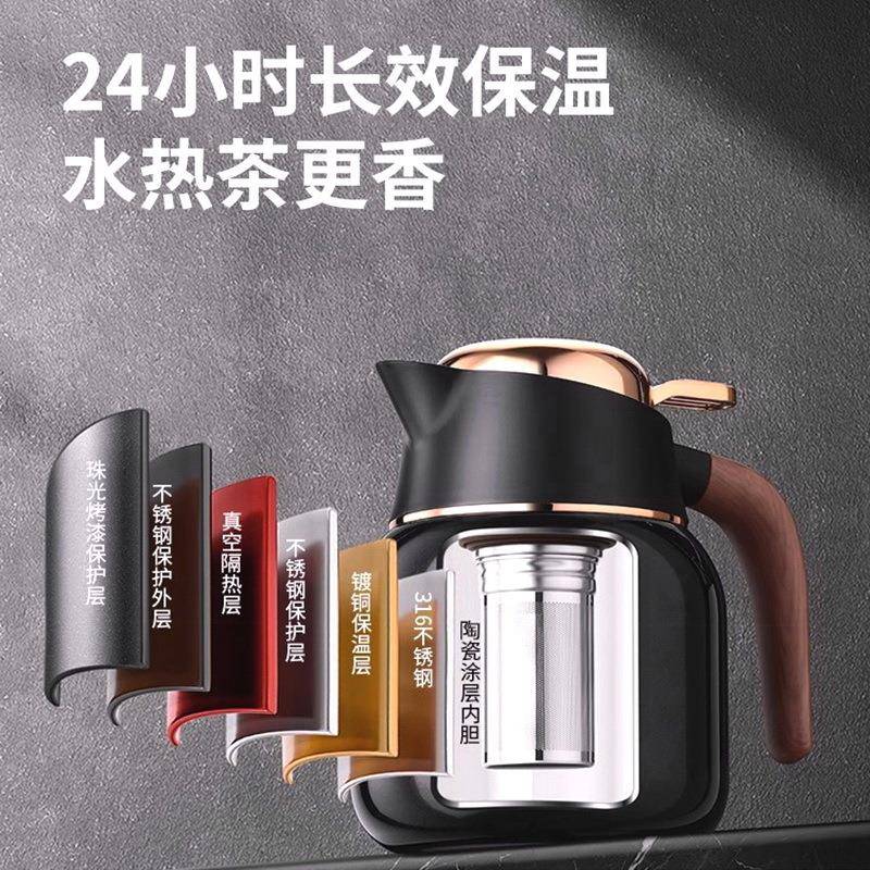 新款焖茶陶壶瓷内胆茶壶保温茶壶保温焖茶水壶老白茶闷壶泡茶泡高