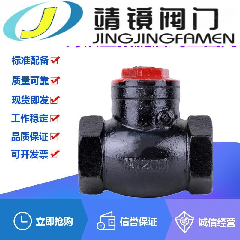 铸铁旋启式软密封单向止回阀