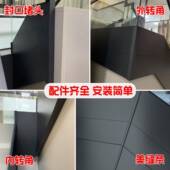 地槽别墅酒店 铝槽无框璃扶手U型TCW璃槽玻型玻材装 加厚 明侧装