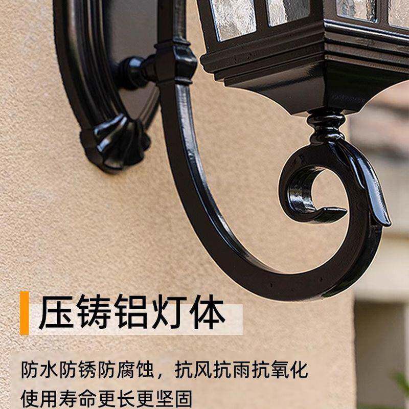 户外壁台美式花园无品牌/外墙壁灯庭防院露壁灯灯欧式室外别墅水