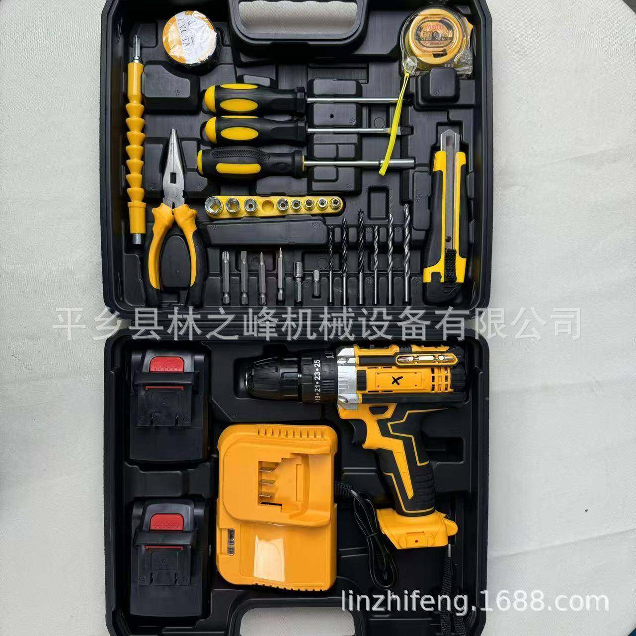 率电动工具21V三MRL大能高性能电刷冲击钻修理工具套功装冲击功钻