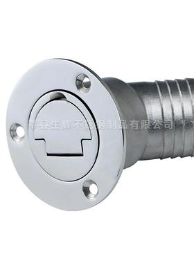 38/50翻弯油箱体燃盖料加油口不锈精钢铸件游艇房配件93988车厂家