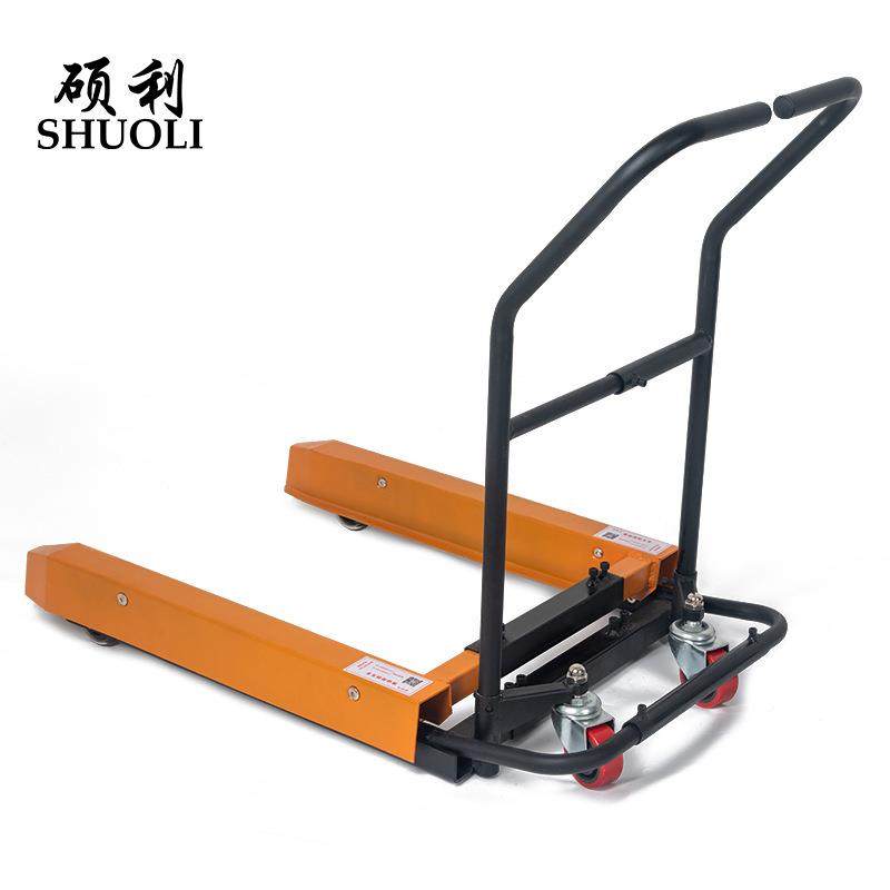 DIA塑料筐移叉小推车卸车车手推车堆高车铲动车手装动搬运车