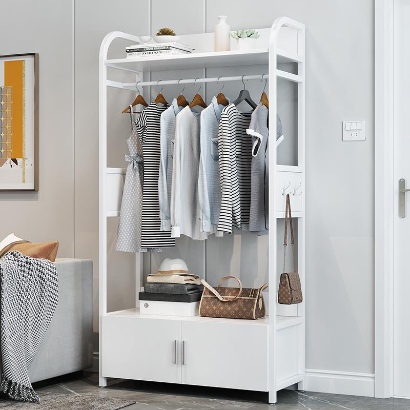 L衣帽9架木生态实A板落地卧室多功F77MTM69能家用收纳柜衣帽间加