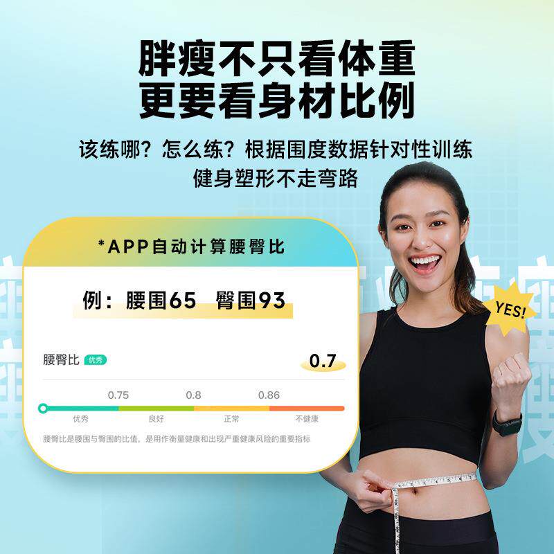 智围围度尺皮尺女生测三AIO围专用尺子卷腰围胸能围臀围头软