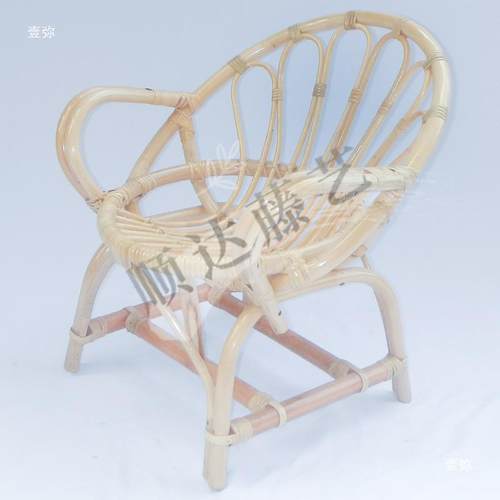 藤椅真藤条th%lohlz小靠背藤椅小子老人椅童椅家用休闲藤椅椅儿三