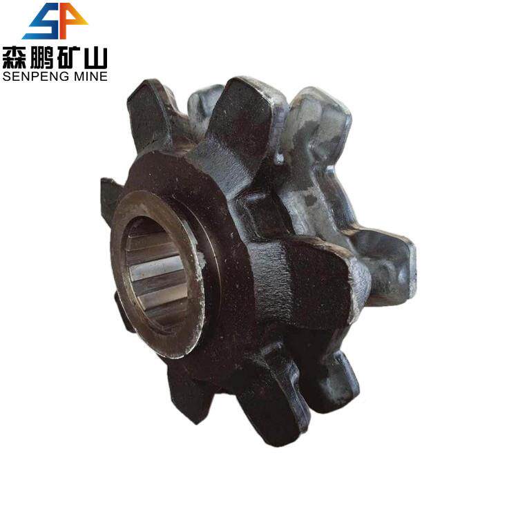 矿用七星刮板机链轮ORT矿用链轮轮体锻刮板轮造机链厂家
