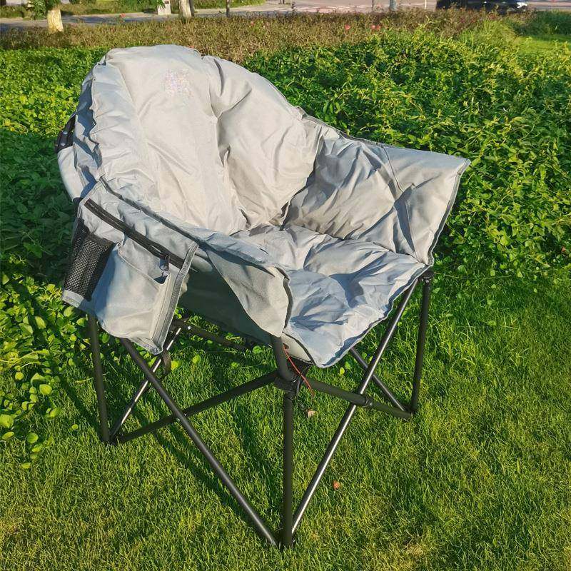 厂家销含太叠加热片直NHM1045涤纶钢管折椅户外加大师椅单人休闲