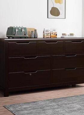 木斗斗柜实多层柜子收纳柜电视53910卧室矮柜橱中式简约柜现代客