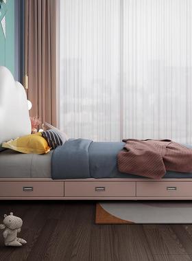 工厂直新款云朵创意33338儿童床1.5米卡销通床现简女约男孩孩代单