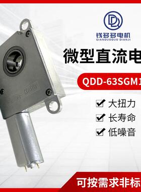 -QDD63SGM190微型直GQY流机全自扭动智能电锁指纹锁电机大矩静音