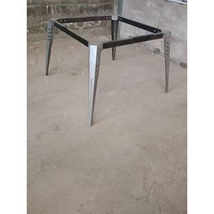 奢餐石不锈桌脚轻奢岩板大理石桌底座高端家用桌DZ 863长桌圆桌钢