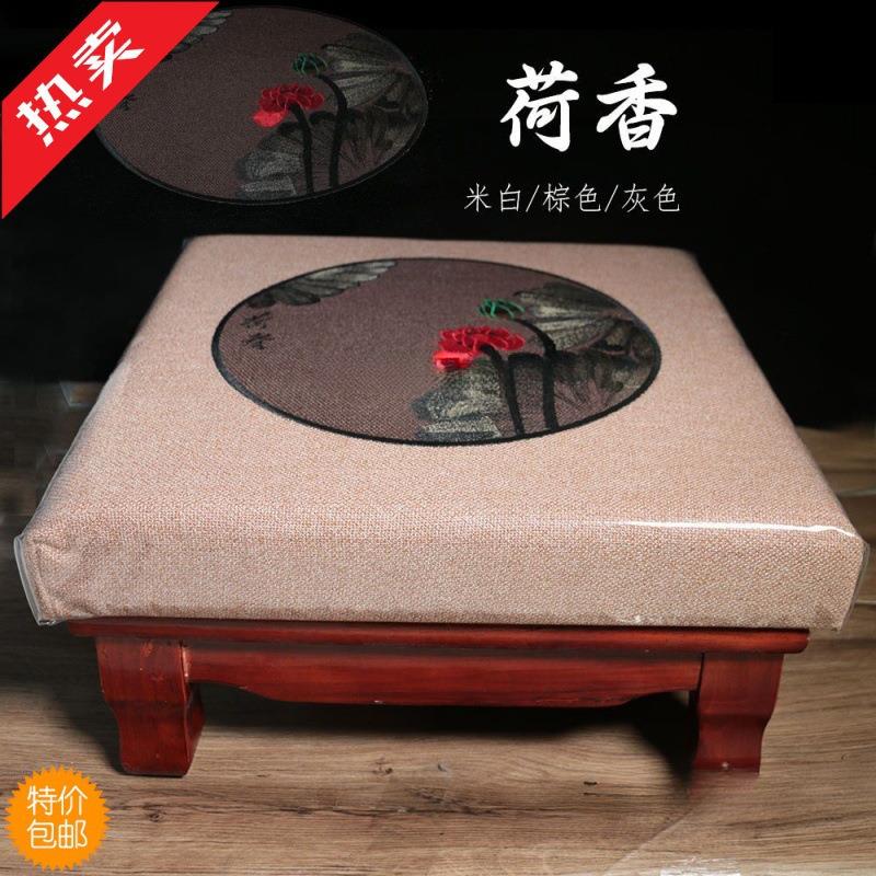 坐大寺拜佛凳狮佛脚头拜凳打垫跪拜实木GSBH5628禅磕修垫家用拜佛