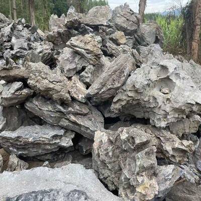 英石鱼假流山石水岸石峰石池园林景观造景石无品牌/叠石英驳石