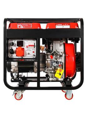 柴油发电机组20v/400v小3型家用025KW/6K工W8KW户外程便携发/电机