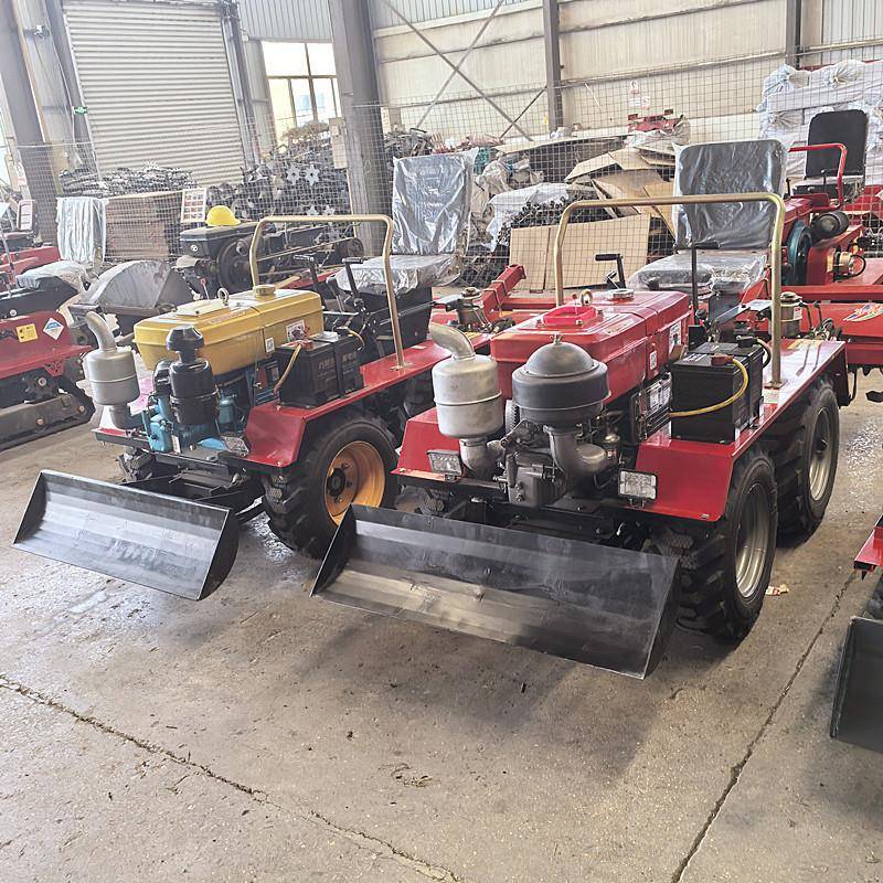 遥割控履带微耕机小带型5马力水旱LZC两用草开沟机可0多种农具