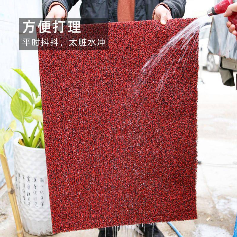 加厚圈钉底vpc地垫自产丝自销汽车脚垫大卷入户厂门防滑GQC垫地毯