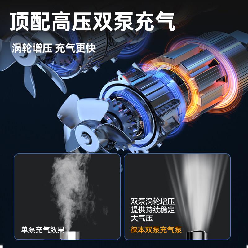 车载泵打气汽车用便携式轿车AES轮胎压加测气泵电泵动打气表
