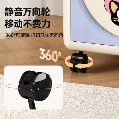 量家用床头多大功能抽屉式小柜推车LET收纳柜多层加厚容多巴胺储