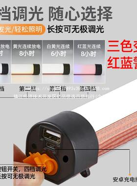 LE充汽VLX持修维修工作灯磁铁吸电货车厢用快D递手户外超亮强光照